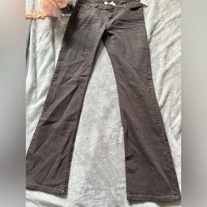 Black Flare Wide Leg Jeans